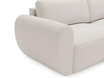 Osvar 3-seters sovesofa med sjeselong til høyre og oppbevaring - Hvit - Møbler - Sofaer - Sovesofaer