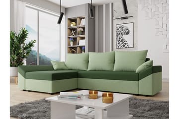 Ovadia 4-seters Sovesofa Høyre - Grønn - Møbler - Sofaer - Sovesofaer