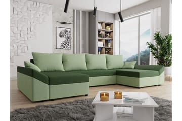 Ovadia 5-seters Sovesofa - Grønn - Møbler - Sofaer - Sovesofaer
