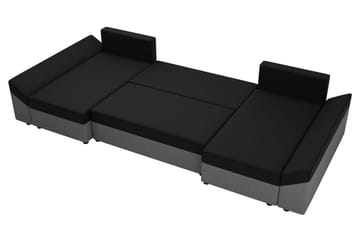 Ovadia 5-seters Sovesofa - Rød/Svart - Møbler - Sofaer - Sovesofaer