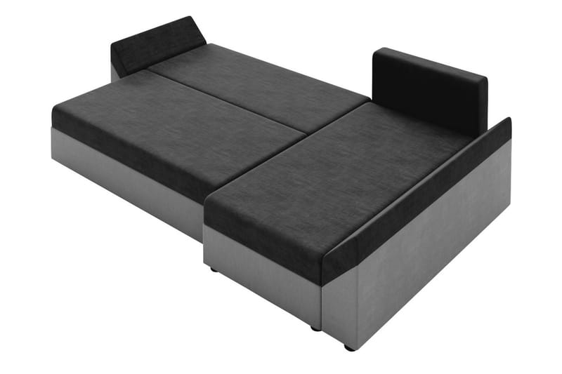 Ovadia 5-seters Sovesofa - Svart/Rød - Møbler - Sofaer - Sovesofaer