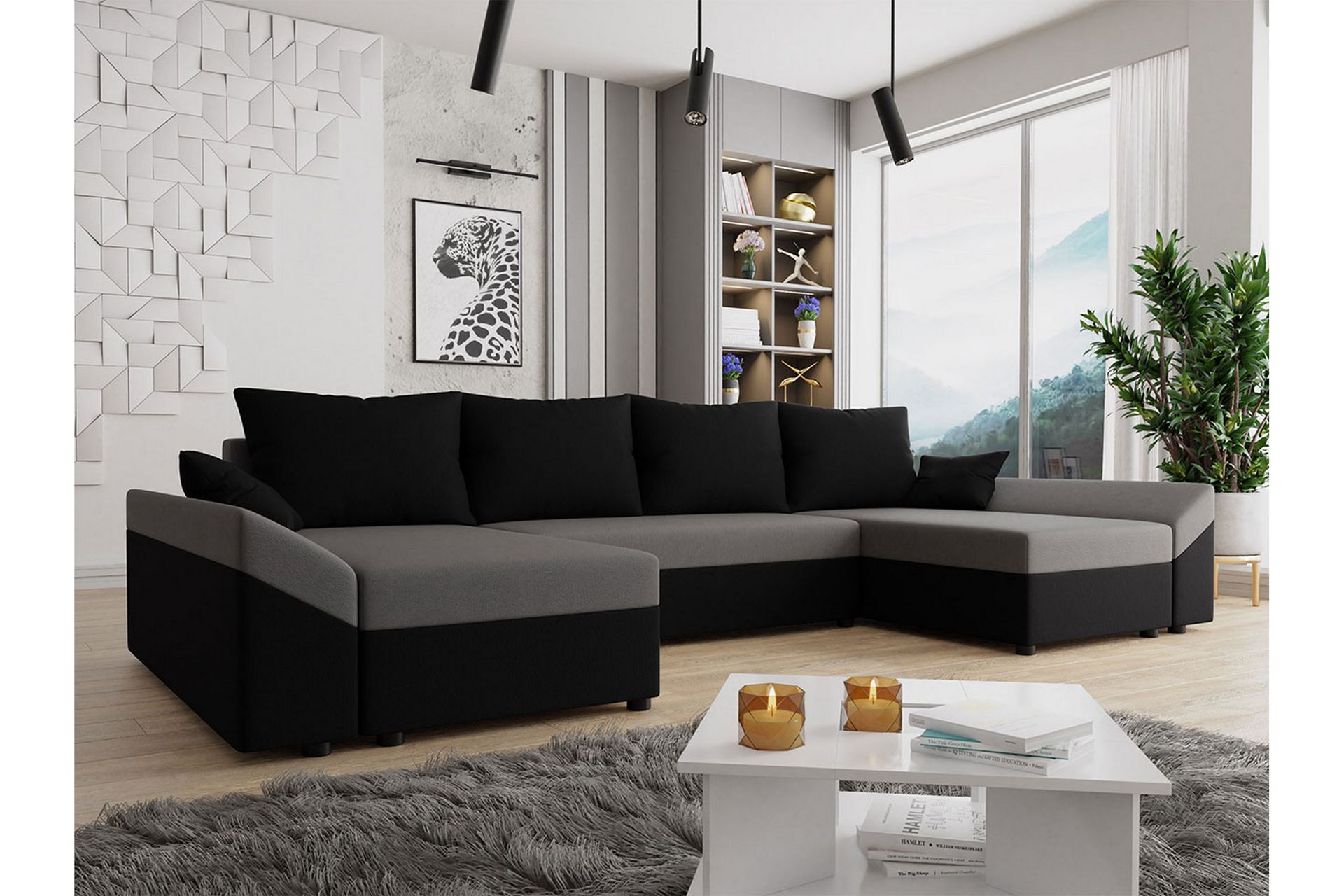 Ovadia Sovesofa - Svart - Møbler - Sofaer - Sovesofaer