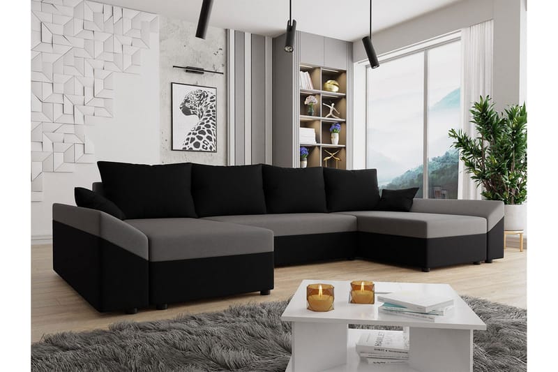 Ovadia Sovesofa - Svart - Møbler - Sofaer - Sovesofaer