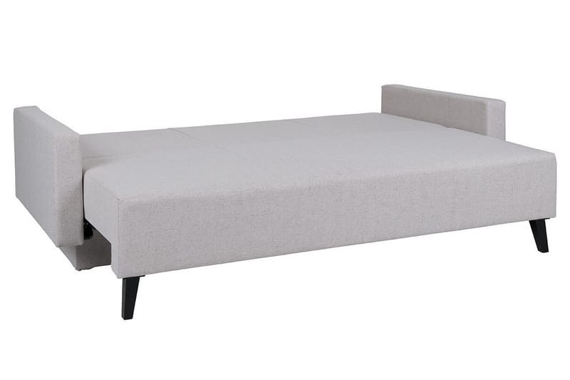 Oviedo 3-seter Sovesofa med Oppbevaring 95x215 cm i Stoff - Grå - Møbler - Sofaer - Sovesofaer