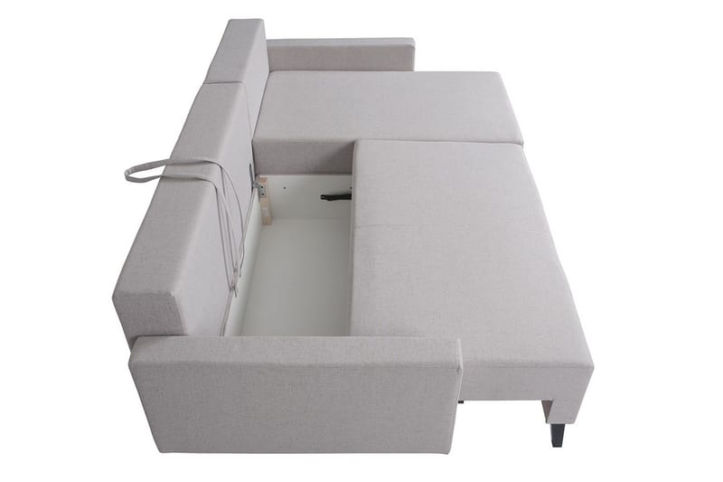 Oviedo Hjørnesofa - Svart Høyglans - Møbler - Sofaer - Sovesofaer