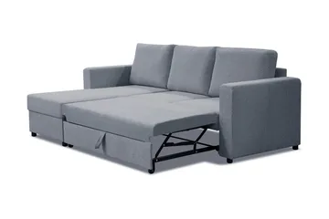 Paris Divansovesofa Vendbar - Lysegrå - Møbler - Sofaer - Sovesofaer