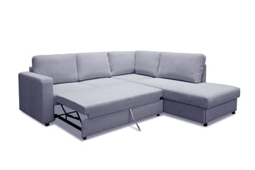 Paris Sovesofa 4-seter Høyre - Lysegrå - Møbler - Sofaer - Sovesofaer