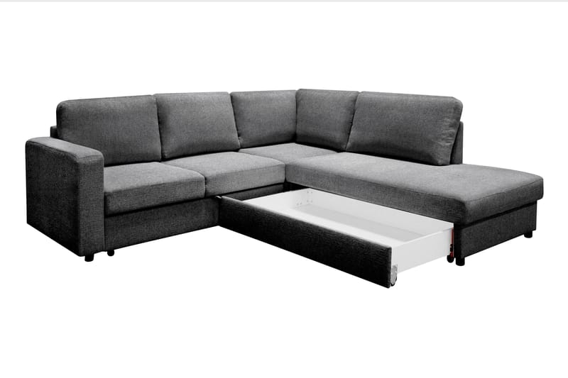 Paris Sovesofa 4-seter Høyre - Mørkegrå - Møbler - Sofaer - Sovesofaer
