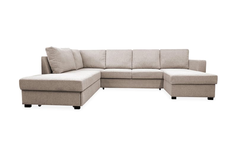 Paris U-Sovesofa - Beige - Sovesofaer - Sovesofa divan