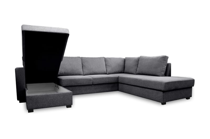 Paris U-Sovesofa Høyre - Grå - Møbler - Sofaer - Sovesofaer