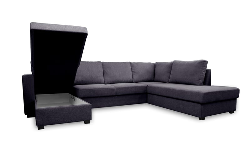 Paris U-Sovesofa Høyre - Mørkegrå - Møbler - Sofaer - Sovesofaer