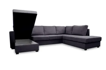 Paris U-Sovesofa Høyre - Mørkegrå - Møbler - Sofaer - Sovesofaer