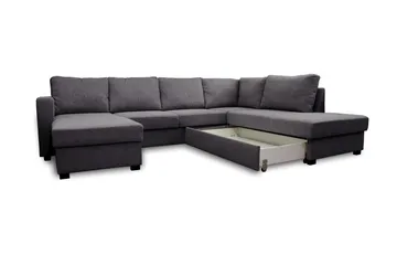 Paris U-Sovesofa Høyre - Mørkegrå - Møbler - Sofaer - Sovesofaer
