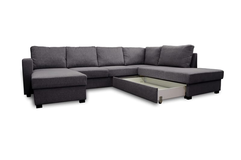 Paris U-Sovesofa Høyre - Mørkegrå - Møbler - Sofaer - Sovesofaer