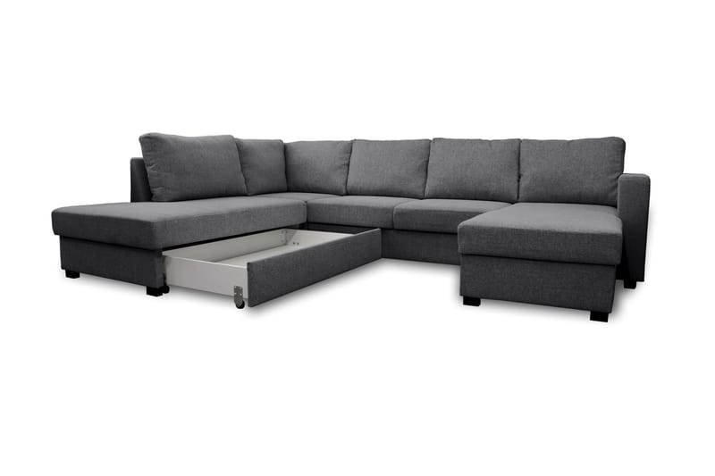 Paris U-Sovesofa Venstre - Grå - Møbler - Sofaer - Sovesofaer