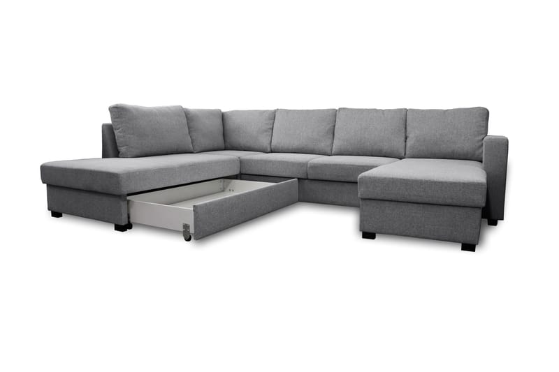 Paris U-Sovesofa Venstre - Lysegrå - Møbler - Sofaer - Sovesofaer