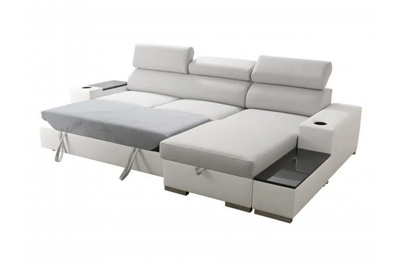 Pereso Hjørnesofa Venstre - Grå - Møbler - Sofaer - Sovesofaer