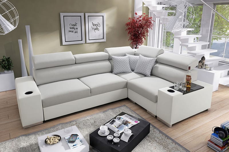 Perseo Divansovesofa 282x205x95 cm - Møbler - Sofaer - Sovesofaer