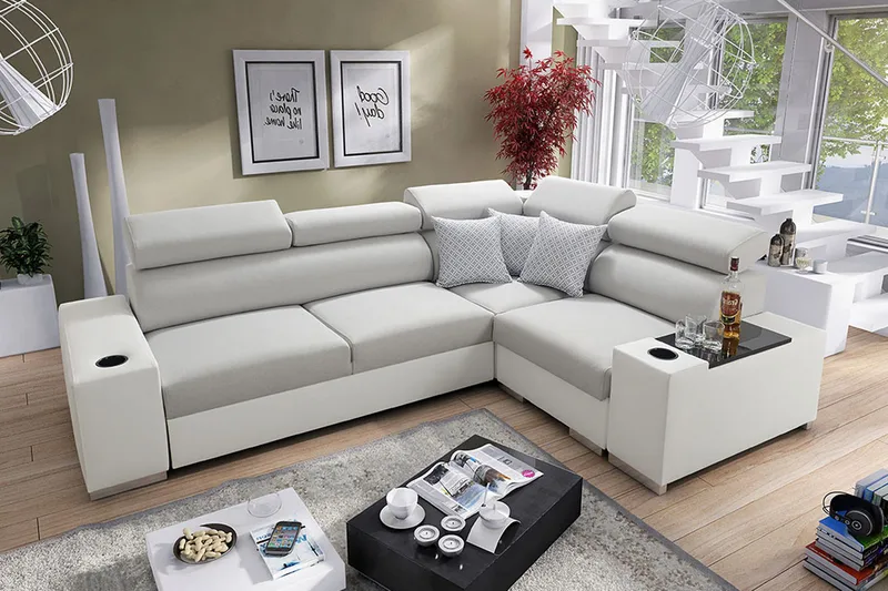 Perseo Divansovesofa 282x205x95 cm - Møbler - Sofaer - Sovesofaer