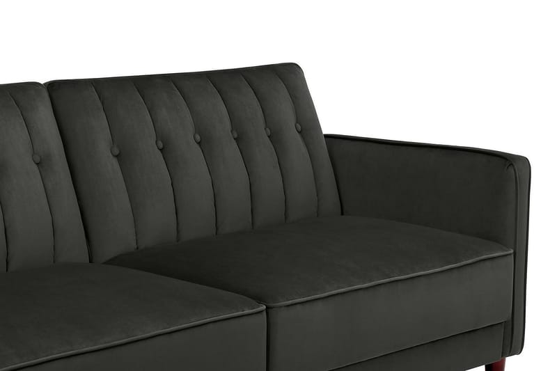 Pin Tufted 2-seters Sovesofa Fløyel/Grå - Dorel Home - Møbler - Sofaer - Sovesofaer