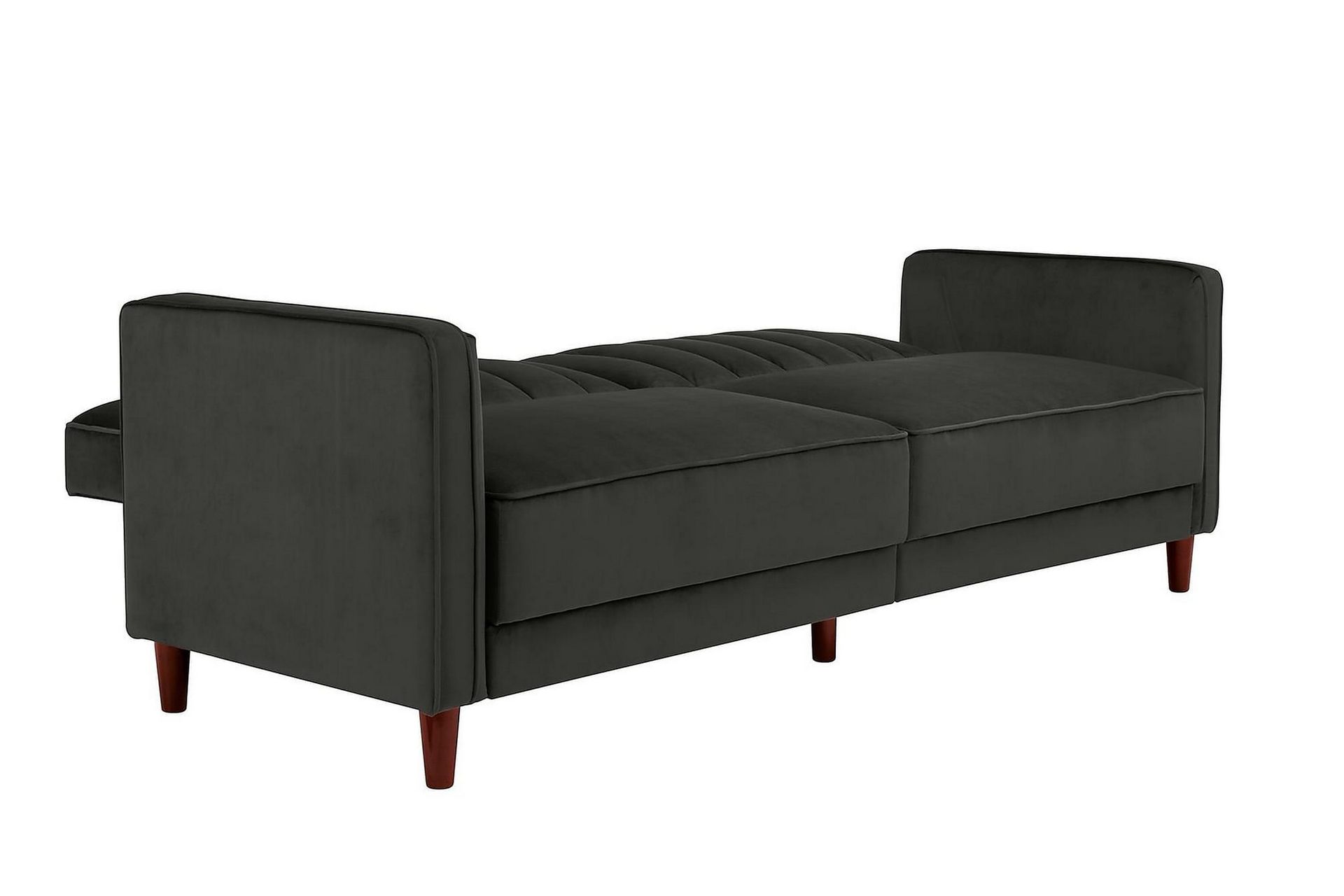 Pin Tufted 2-seters Sovesofa Fløyel/Grå - Dorel Home - Møbler - Sofaer - Sovesofaer