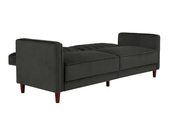 Pin Tufted 2-seters Sovesofa Fløyel/Grå - Dorel Home - Møbler - Sofaer - Sovesofaer