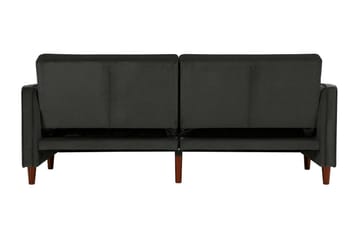 Pin Tufted 2-seters Sovesofa Fløyel/Grå - Dorel Home - Møbler - Sofaer - Sovesofaer