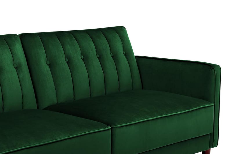 Pin Tufted 2-seters Sovesofa Fløyel/Grønn - Dorel Home - Sovesofaer - 2 seters sovesofa - Fløyel sofaer