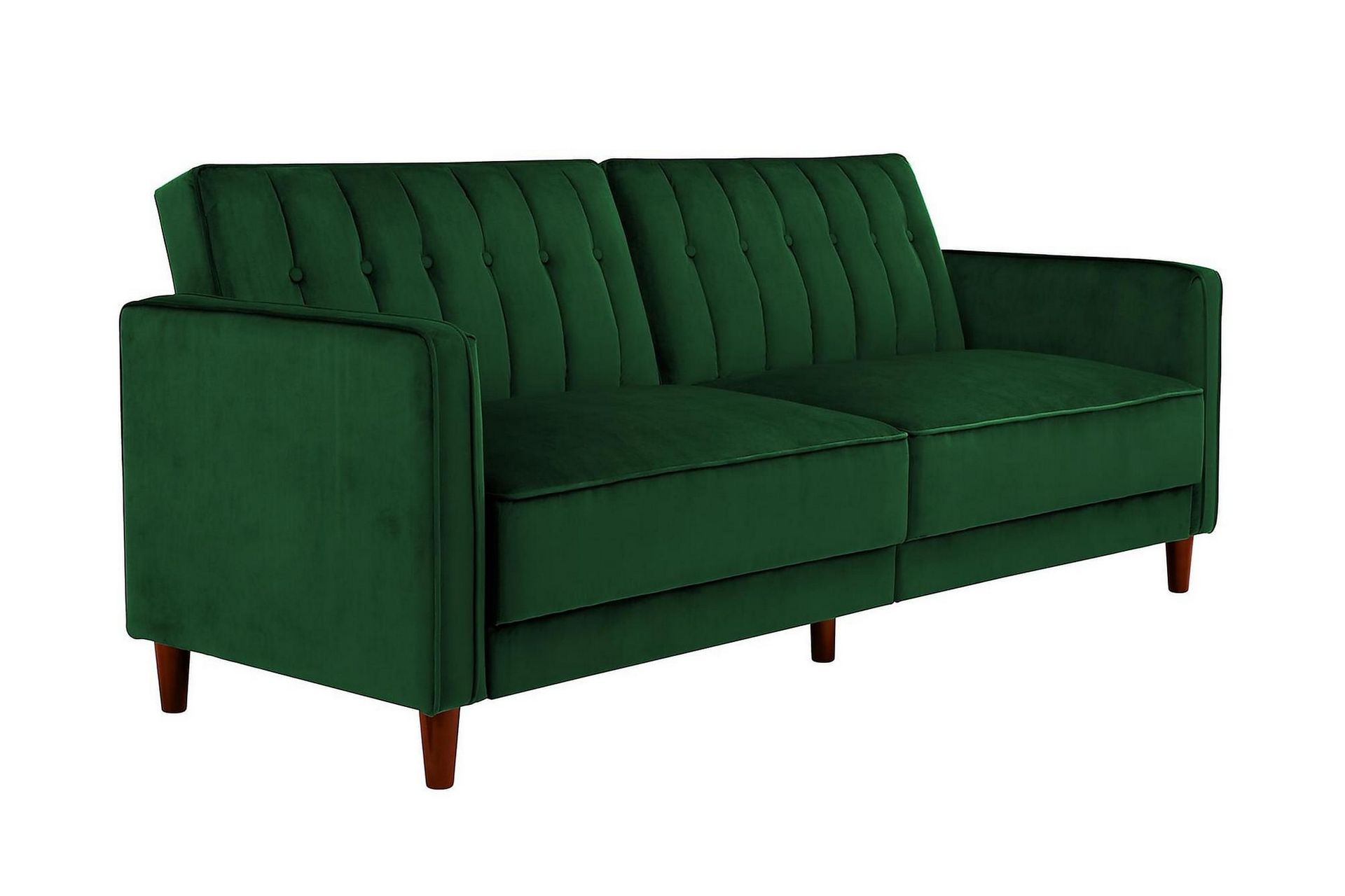 Pin Tufted 2-seters Sovesofa Fløyel/Grønn - Dorel Home - Møbler - Sofaer - Sovesofaer