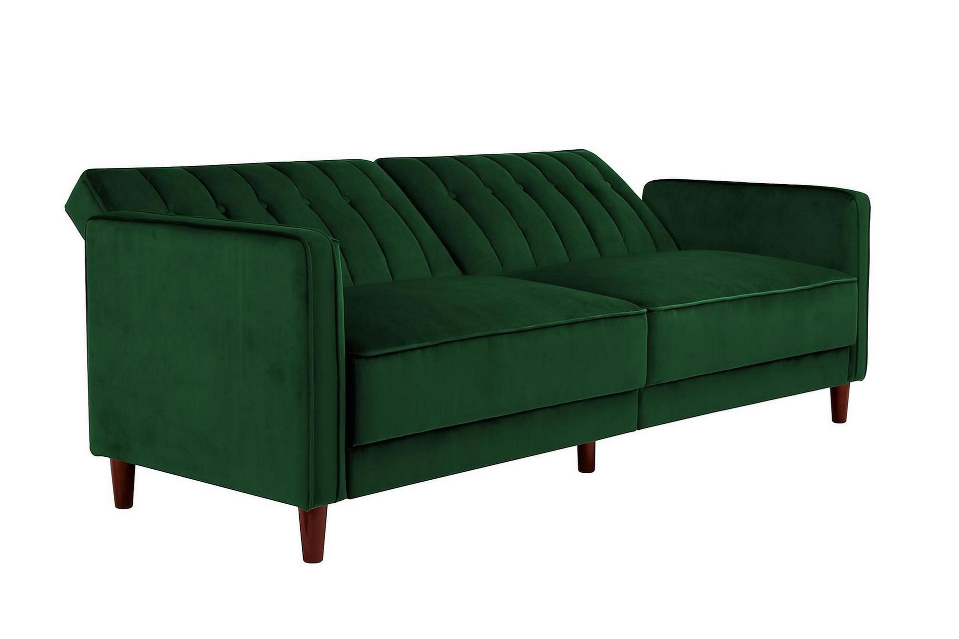 Pin Tufted 2-seters Sovesofa Fløyel/Grønn - Dorel Home - Møbler - Sofaer - Sovesofaer