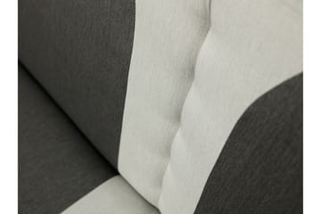 Pinto 3-seter Rektangulær Sovesofa i Stoff - Rød|Svart - Møbler - Sofaer - Sovesofaer