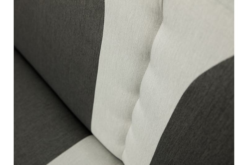 Pinto 3-seter Rektangulær Sovesofa i Stoff - Rød|Svart - Møbler - Sofaer - Sovesofaer