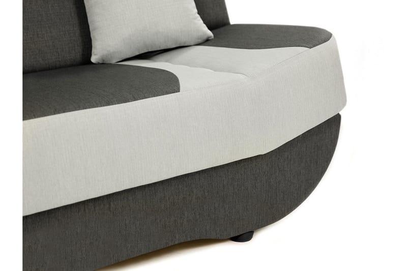 Pinto 3-seter Rektangulær Sovesofa i Stoff - Rød|Svart - Møbler - Sofaer - Sovesofaer