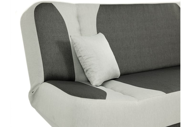 Pinto 3-seter Rektangulær Sovesofa i Stoff - Rød|Svart - Møbler - Sofaer - Sovesofaer