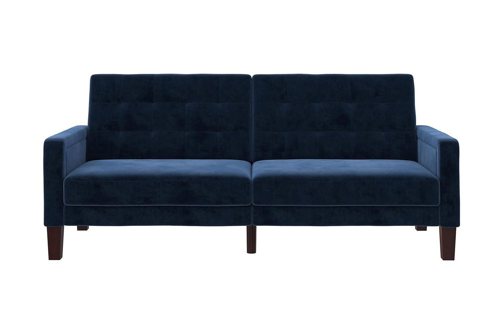 Porter 2-seters Sovesofa Fløyel/Blå - Dorel Home