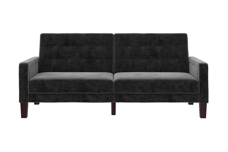 Porter 2-seters Sovesofa Fløyel/Grå - Dorel Home - 2 seters sovesofa - Fløyel sofaer - Sovesofaer