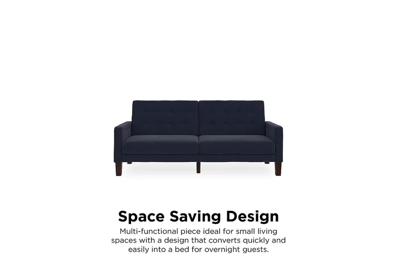 Porter 2-seters Sovesofa Linblå - Dorel Home - Møbler - Sofaer - Sovesofaer - Langsgående sovesofa