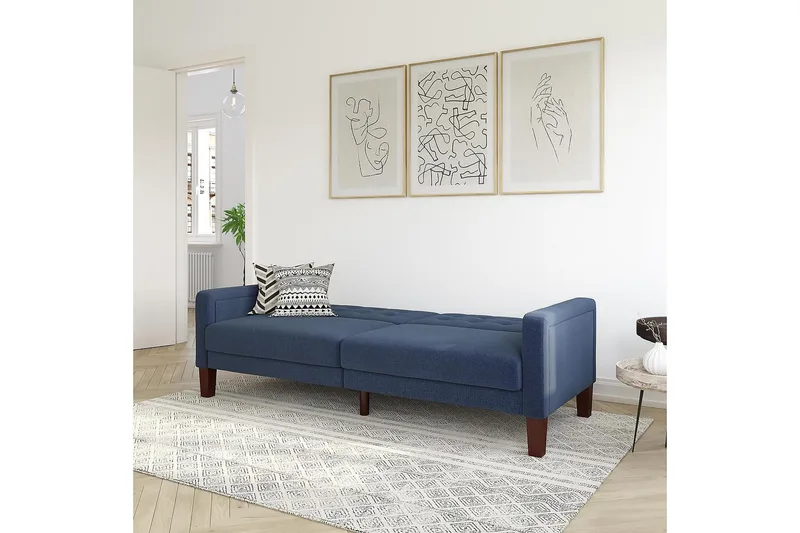 Porter 2-seters Sovesofa Linblå - Dorel Home - Møbler - Sofaer - Sovesofaer - 2 seters sovesofa