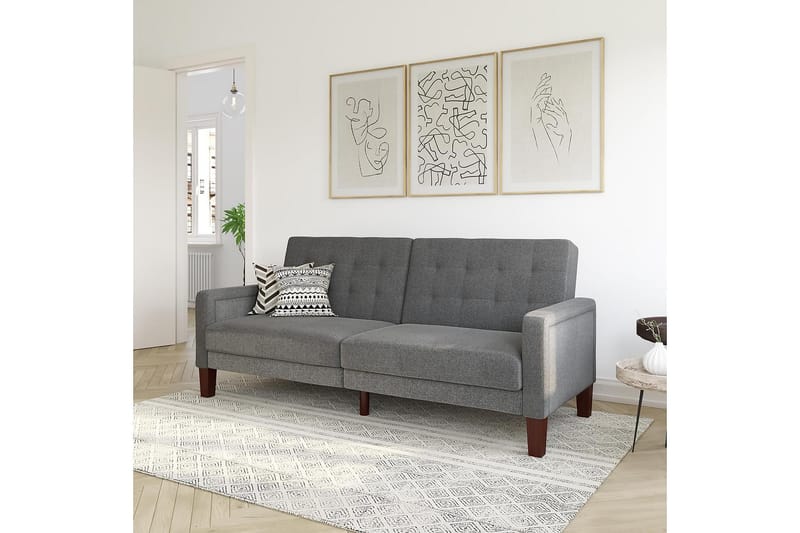 Porter 2-seters Sovesofa Lingrå - Dorel Home - Møbler - Sofaer - Sovesofaer - 2 seters sovesofa