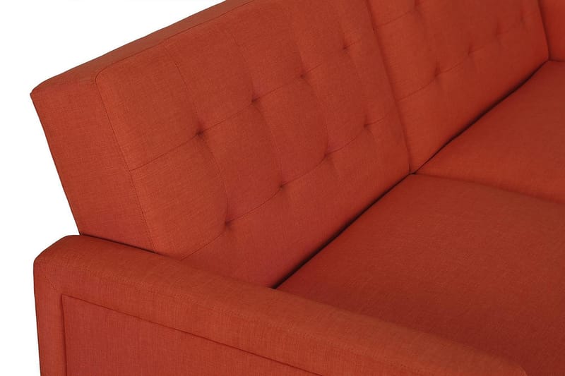 Porter 2-seters Sovesofa Oransje - Dorel Home - Møbler - Sofaer - Sovesofaer - Langsgående sovesofa
