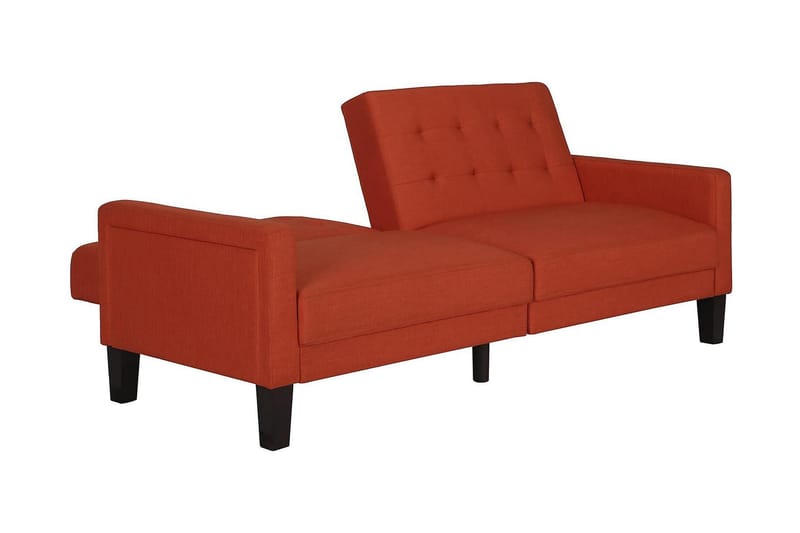 Porter 2-seters Sovesofa Oransje - Dorel Home - Møbler - Sofaer - Sovesofaer - Langsgående sovesofa
