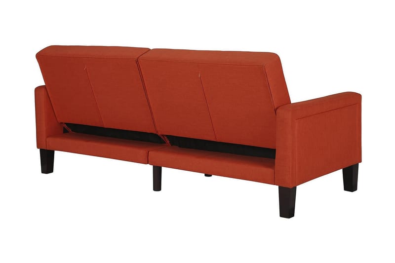 Porter 2-seters Sovesofa Oransje - Dorel Home - Møbler - Sofaer - Sovesofaer - Langsgående sovesofa