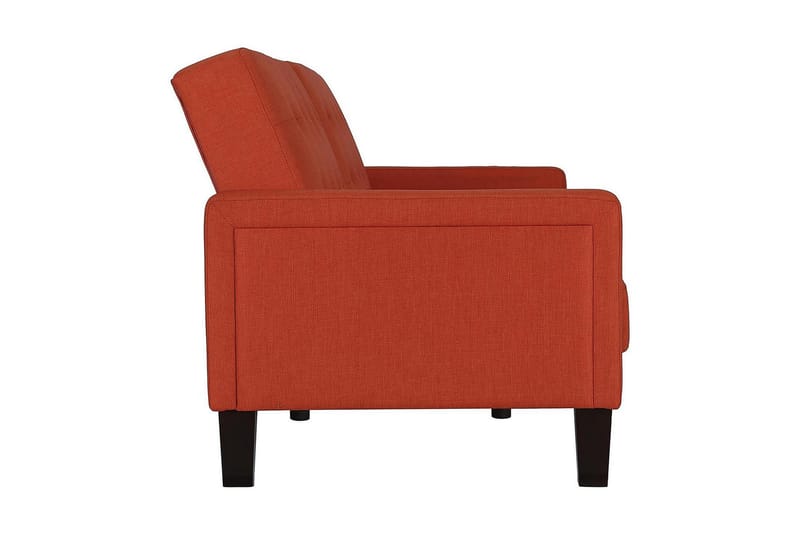 Porter 2-seters Sovesofa Oransje - Dorel Home - Møbler - Sofaer - Sovesofaer - Langsgående sovesofa