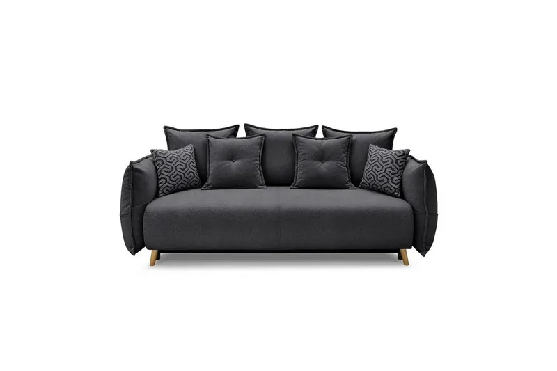 Puffin Sovesofa 3-seter - Antrasitt - Møbler - Sofaer - Sovesofaer