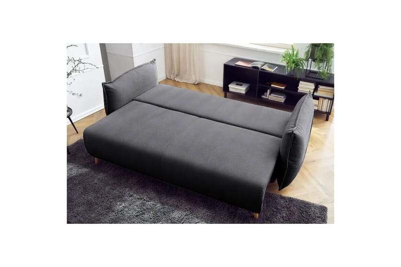Puffin Sovesofa 3-seter - Antrasitt - Møbler - Sofaer - Sovesofaer
