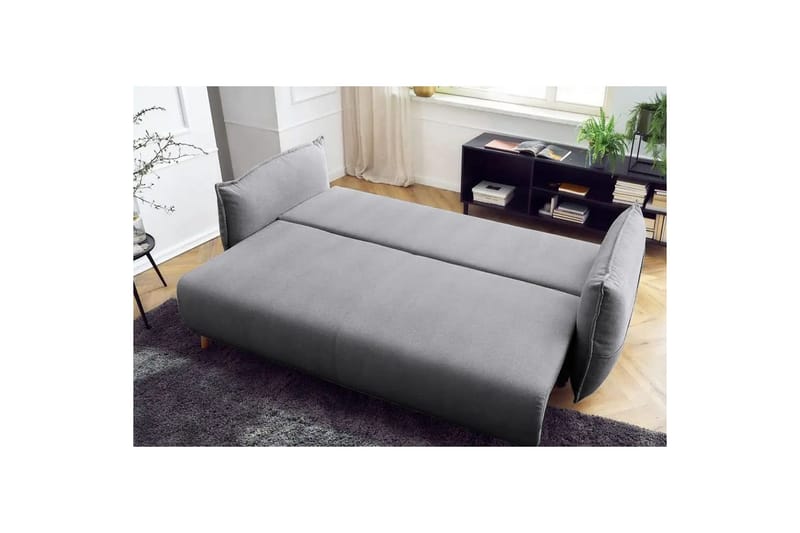 Puffin Sovesofa 3-seter - Grå - Møbler - Sofaer - Sovesofaer