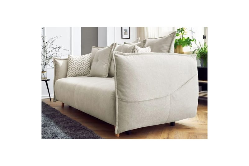 Puffin Sovesofa 3-seter - Kremhvit - Møbler - Sofaer - Sovesofaer