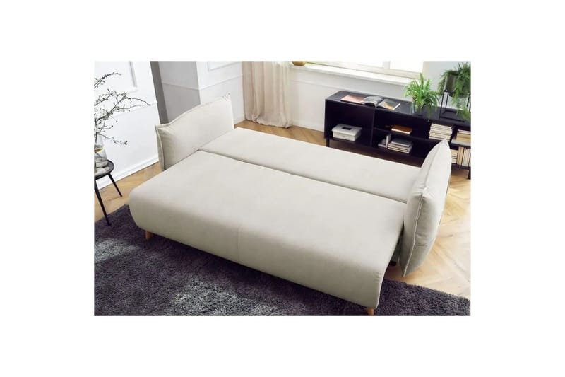 Puffin Sovesofa 3-seter - Kremhvit - Møbler - Sofaer - Sovesofaer