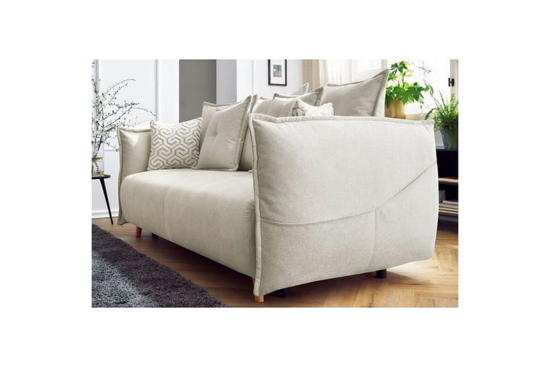 Puffin Sovesofa 3-seter - Kremhvit - Møbler - Sofaer - Sovesofaer