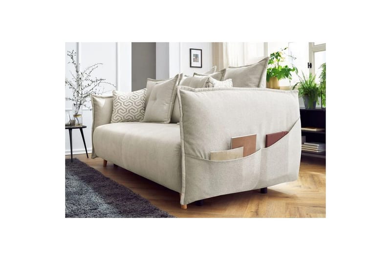 Puffin Sovesofa 3-seter - Kremhvit - Møbler - Sofaer - Sovesofaer
